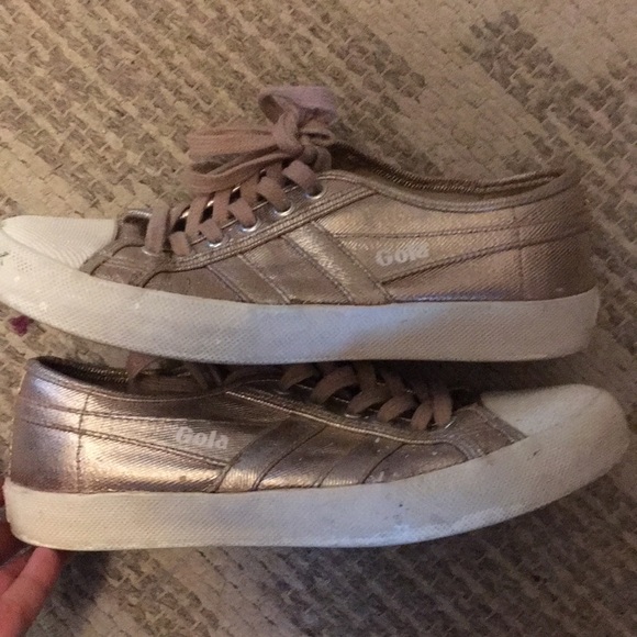 gola rose gold sneakers